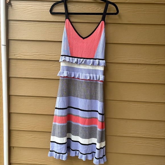 Allison New York Striped Sleeveless Sweater Dress Size Medium - Picture 1 of 5